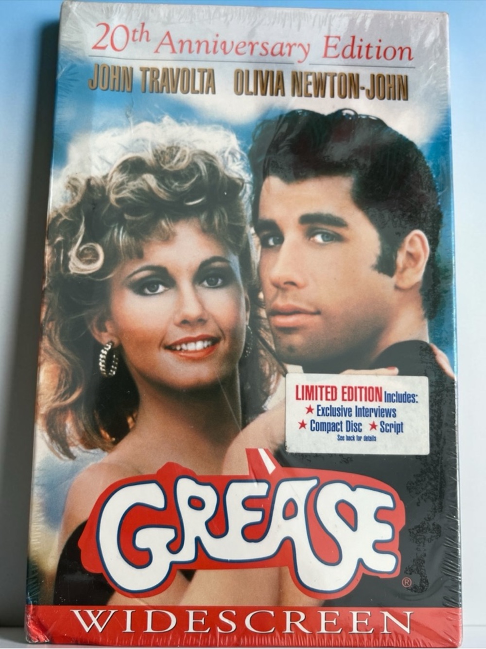 Grease‎ VHS Sealed 20th Anniversary Limited Edition Widescreen John Travolta THX